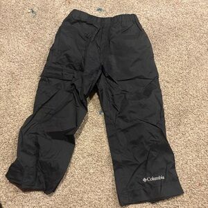 COLUMBIA Toddler WIND PANTS, 3T STRETCH WAIST, NYLON, ONE POCKET, VERY GOOD